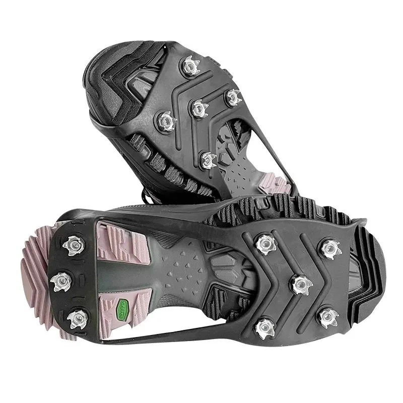 8 Teeth Ice Shoe Spikes Winter Outdoor Ice Grips for Shoes Non-slip Mountain Crampons Anti-slip Spikes Shoes Ice