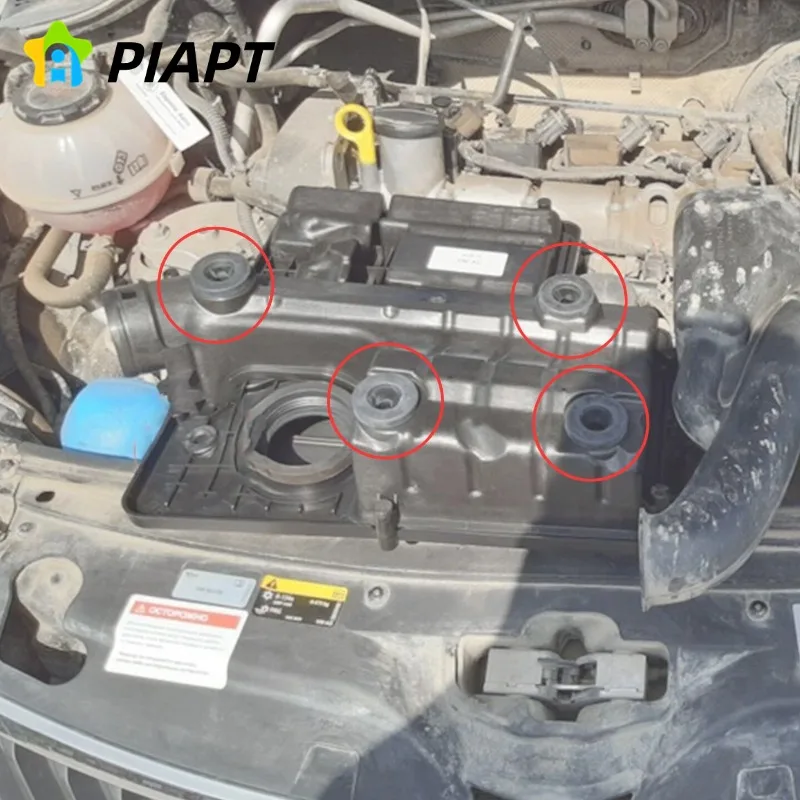 4 Stück OE # 036129689B, Luftfilter-Puffergummi Passend für Volkswagen Beetle CC Jetta Passat Tiguan Golf GTI – Detail 4