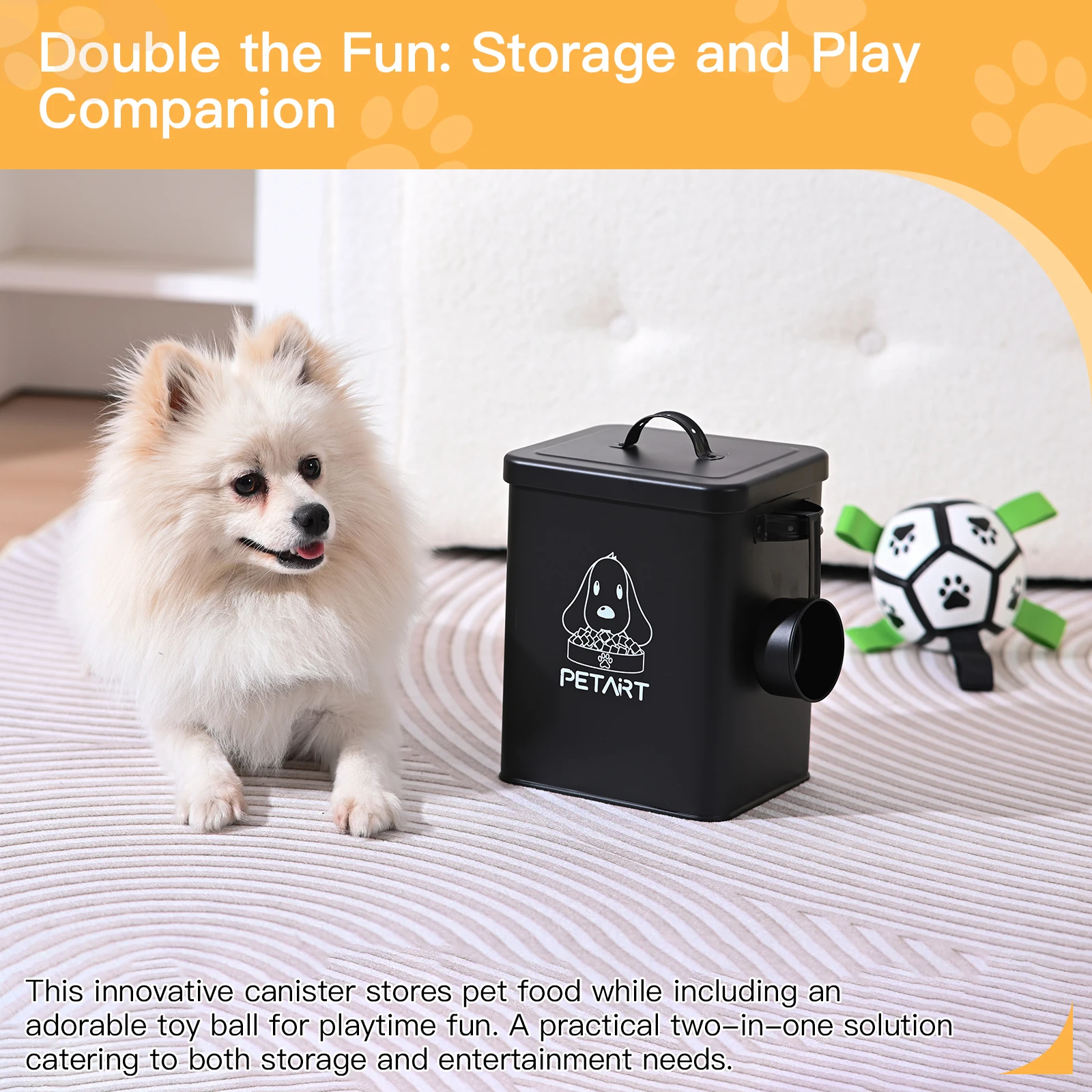 Large Capacity Pet Dog Feeders Sealed Food Storage Bucket Moisture Proof Pet Food Container Food Storage Kitchen Container