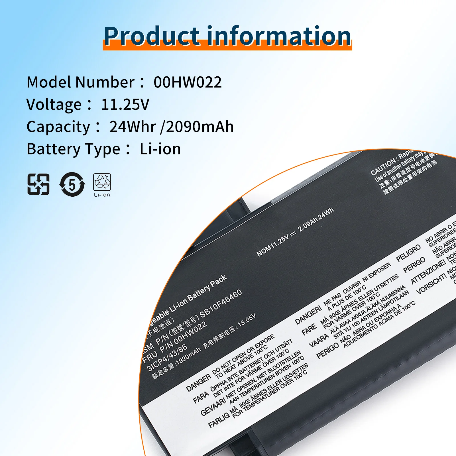 BVBH-Batterie pour ordinateur portable Lenovo ThinkPad, 24Wh, T460s, T470s, 01AVconférence, 01AV406, 01AV408, 00HW022, 00HW023, 00HW024, 00HW025, SB10F46460