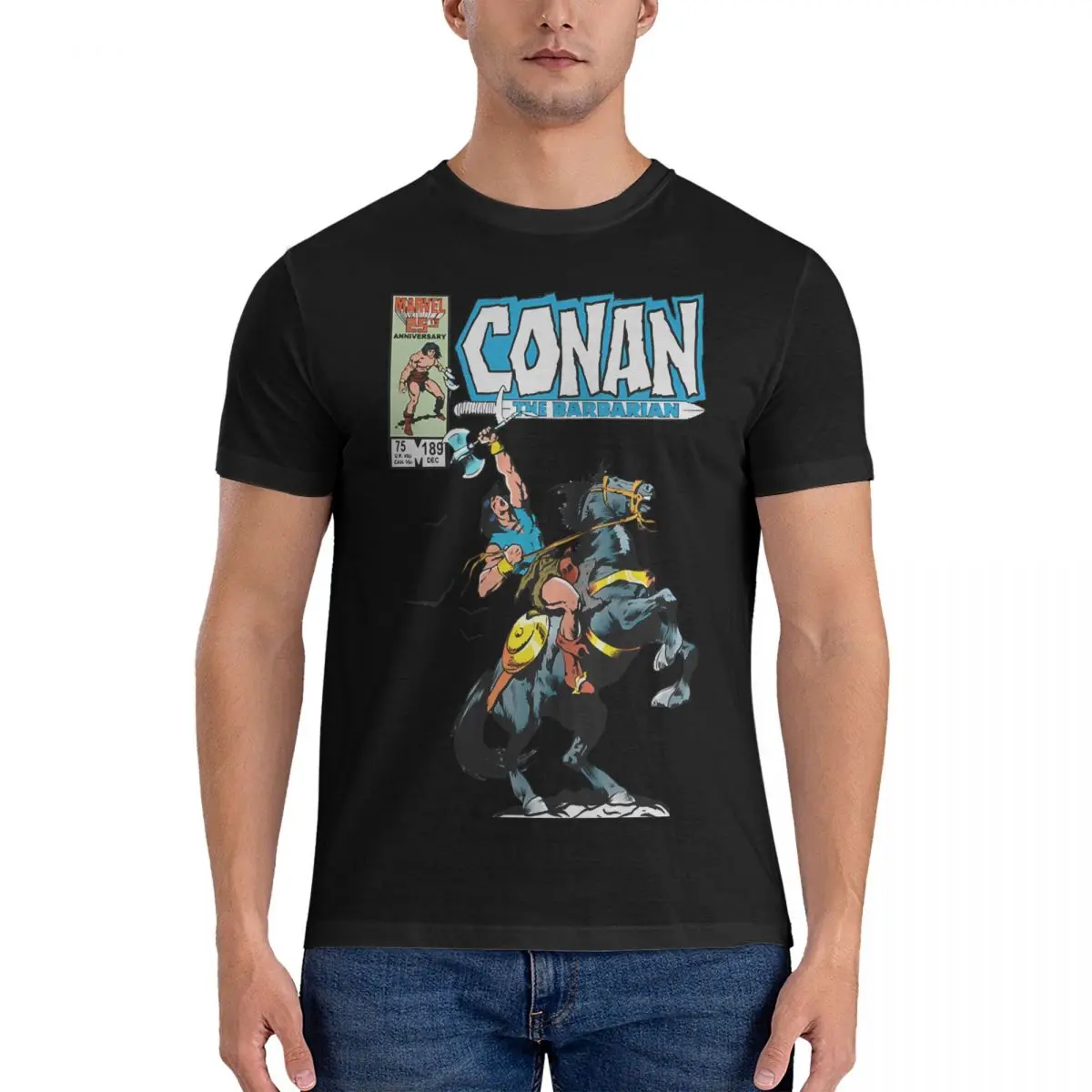 

Что лучше в жизни Мужские футболки Conan The Adventurer хипстерская футболка с коротким рукавом и круглым вырезом хлопковые футболки с графическим принтом