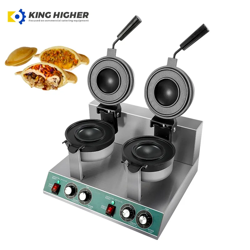 Korean Popular Street Food Waffles Donut Bun Ice Cream UFO Burger Press Maker Machine-New Restaurant Home Use Food Shop Retail