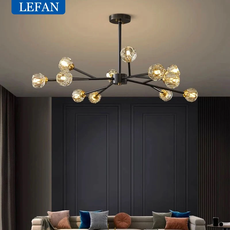 Imagem -02 - Nordic Home Decoração Lustres Sala de Estar Pendant Lights Iluminação Interior Sala de Jantar Luzes Led Lâmpada Pendurada