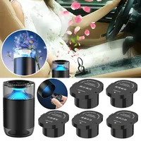 Car Humidifier Essential Oil Diffuser Smart Car Air Freshener Aromatherapy Strong Fragrance with 4 Modes Adjustable RGB Light