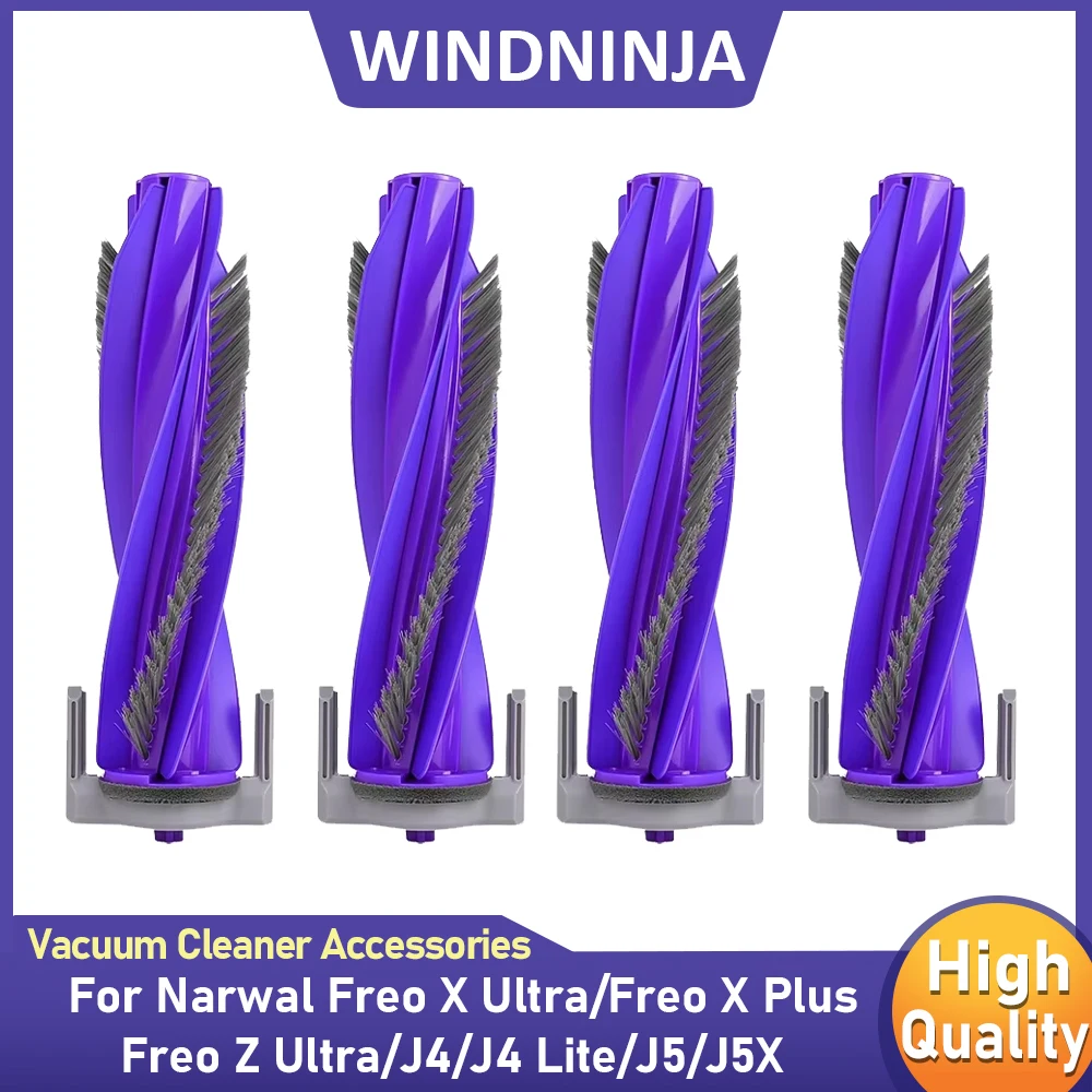 Main Brush for Narwal Flow/Freo X Ultra/Freo X Plus/Freo Z Ultra/J5/J4/J4 Lite Robot Vacuum Accessories Roller Brush Spare