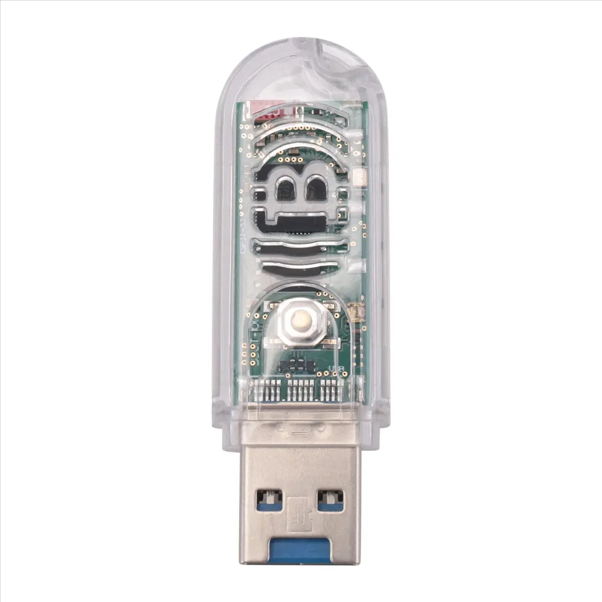 AT42 Mini USB Mining Machine V2 74KH/S USB BTC Crypto Miner Solo Lottery Miner BTC Solo Miner with Display
