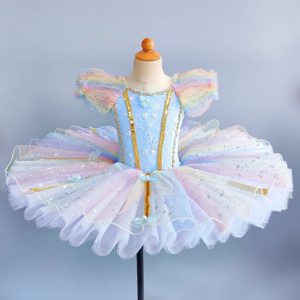 

Children Clothing Dance Wear Kids Clothes Stage Costumes Performance Party Princess Summer Leotards for Girls Ballet Dress Tutu