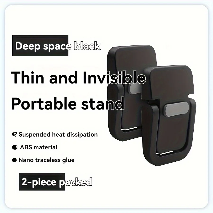 

2Pcs Portable Laptop Stand Set, Mini Foldable Keyboard Stand, Desktop Computer Riser for Office Home Travel, Ergonomic Gift