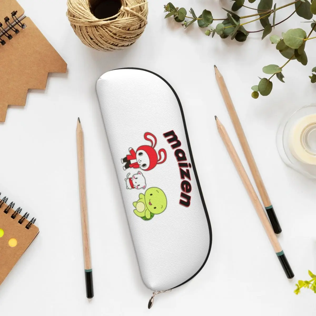 Jj ميكي مايزن مقلمة حامل قلم تخزين لوازم مكتبية سعة كبيرة صندوق القلم حقيبة أقلام رصاص لهدايا الطلاب