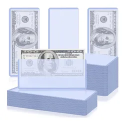 17.3*7.5CM Commemorative Banknote Hard Plastic Sleeve Grading Hard Clip Currency Protective Cover Paper Money Holder