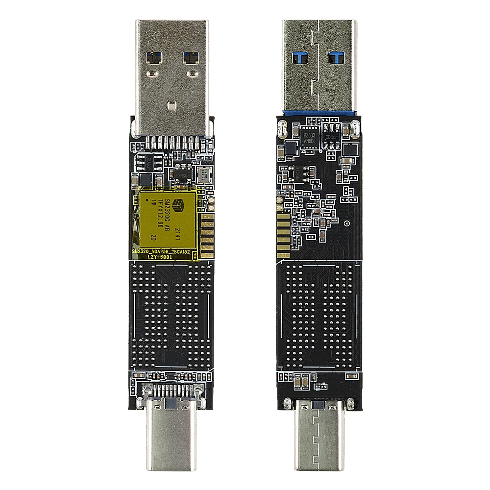 SM2320 High-Speed Solid-State Drive Main Control Board USB 3.2 BGA152 Type-C Dual Interface Suitable for USB Controller PCB DPL