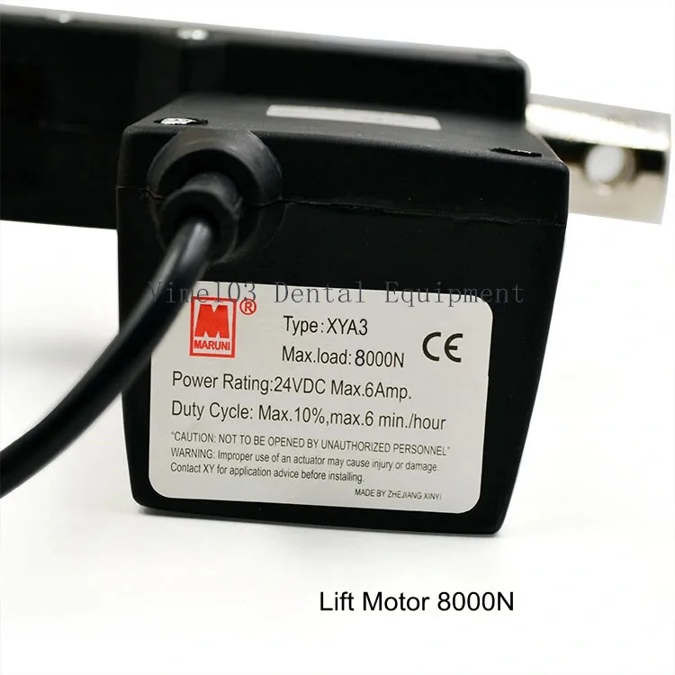 Dental Chair Spare Part Universal Backrest Motor 4000N 8000N Dental Unit Engine 24V DC Electric Lifting Motor