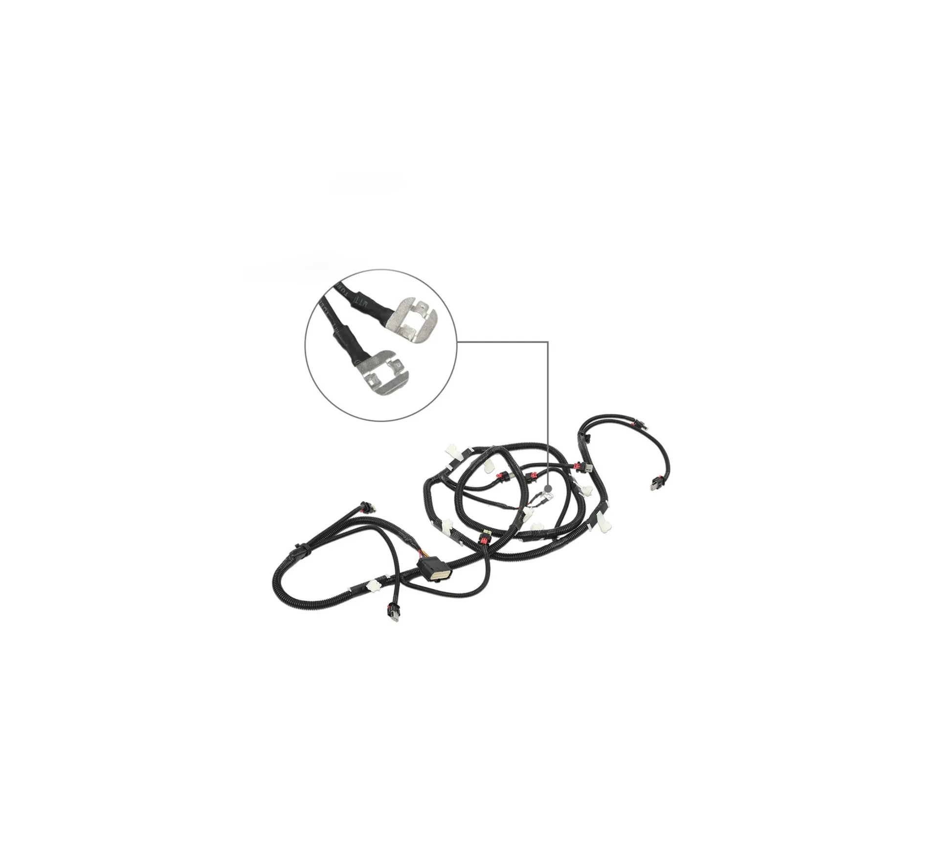 1489045-00-C Front Bumper Fascia Wiring Harness With Fog Lamps Ultrasonic Parking Sensors For Tesla Model Y 2020-2023