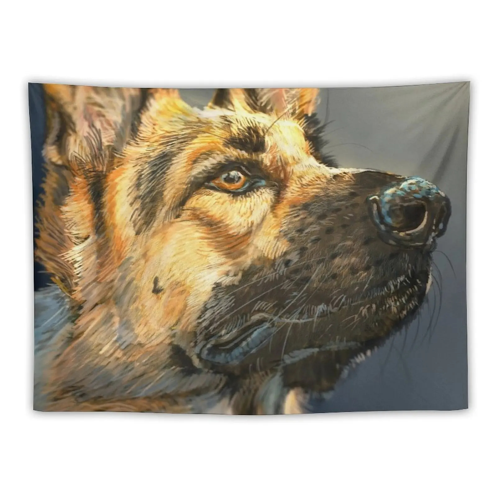 

Заслуживающий доверия гобелен Бадди-немецкой овчарки украшение для комнат домашние украшения эстетический гобелен