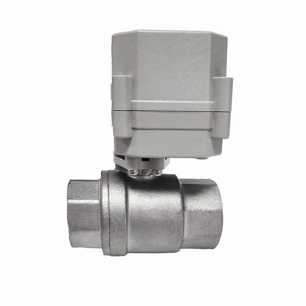 1'' Proprtional Valve V type ball 2 Way SS304 DN25   DC9V to 24V Flow Control Valve for fluid modulating