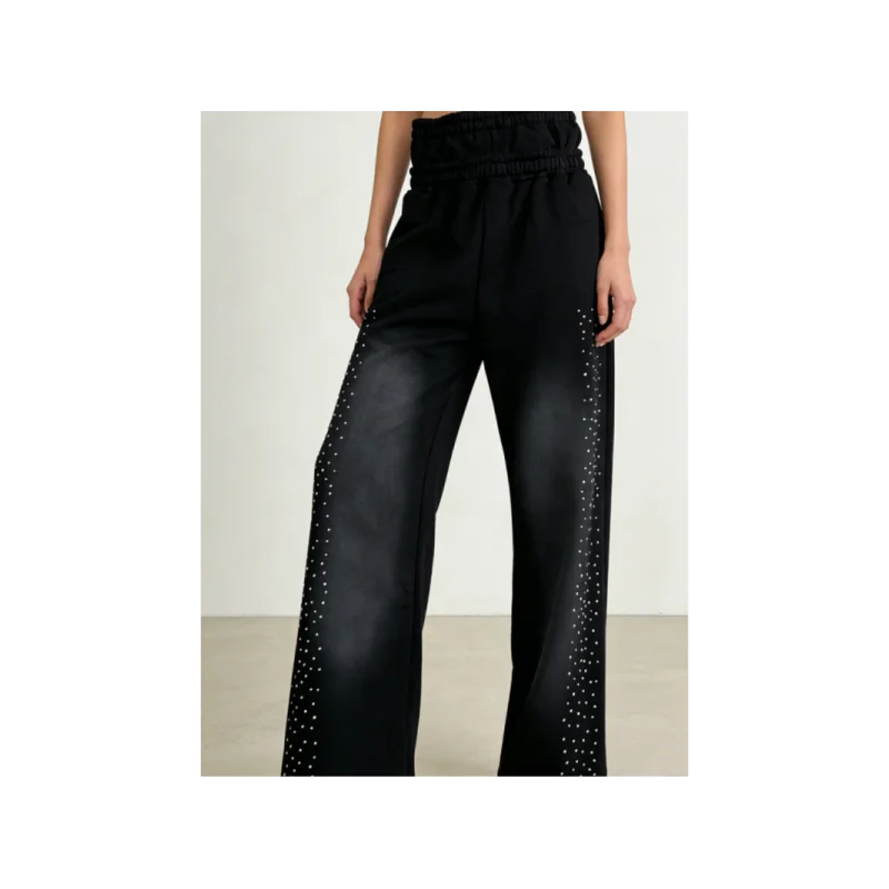 2026 Europäischer und amerikanischer Stretch-Trend High Street personalisierte Jogginghose Freizeithose Street Y2K Kleine und trendige Stile