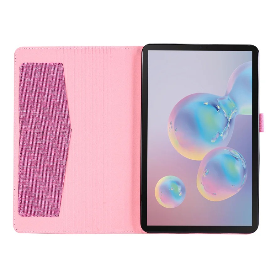 Etui na tablet Samsung Galaxy Tab A 8.4 2020 do modelu SM-T307 T307U z podstawką na tablet z tkaniny, wstrząsoodporna powłoka ochronna