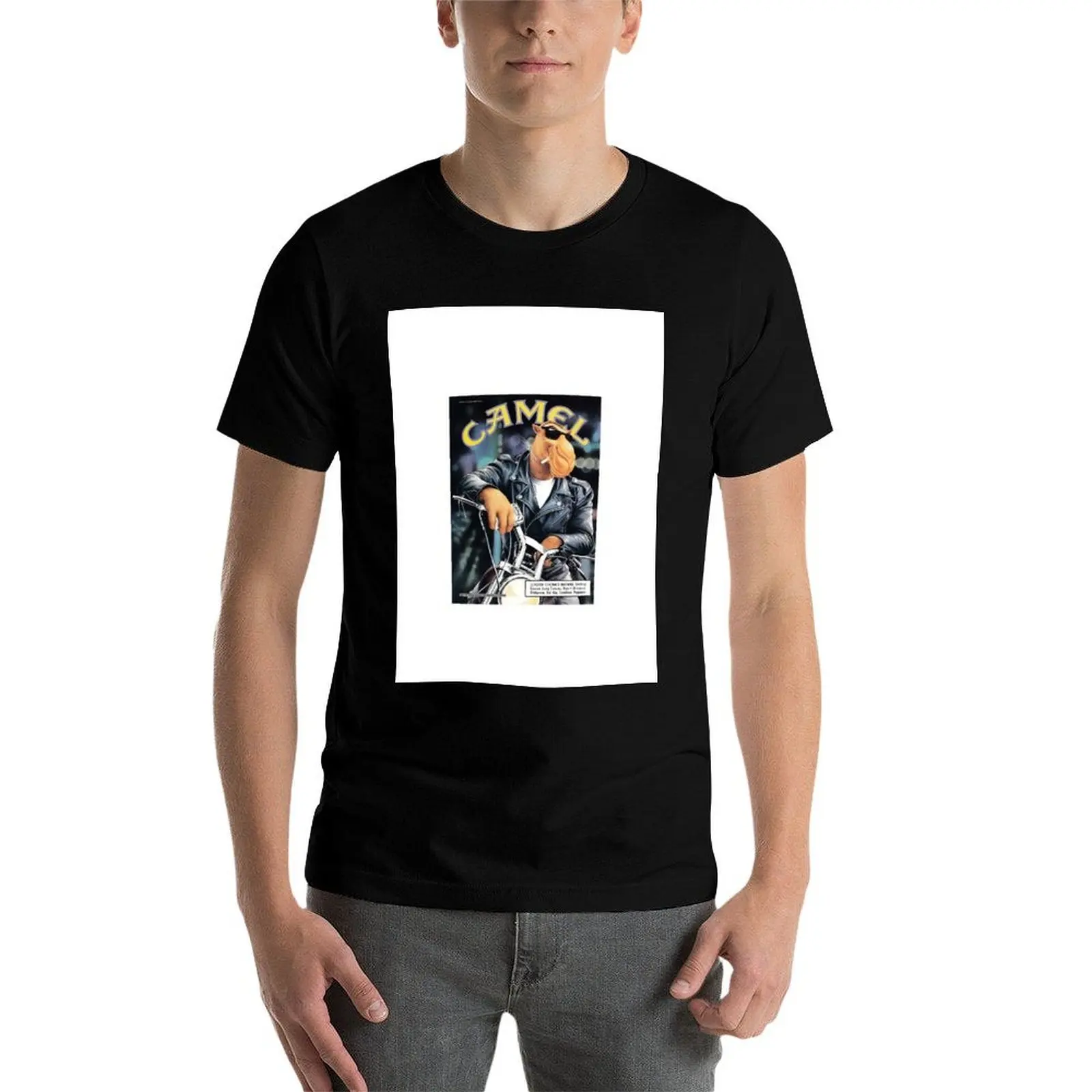 Joe Camel Motorcycle Active T-Shirt luxury designer T-shirts oversize for a boy t shirts for men