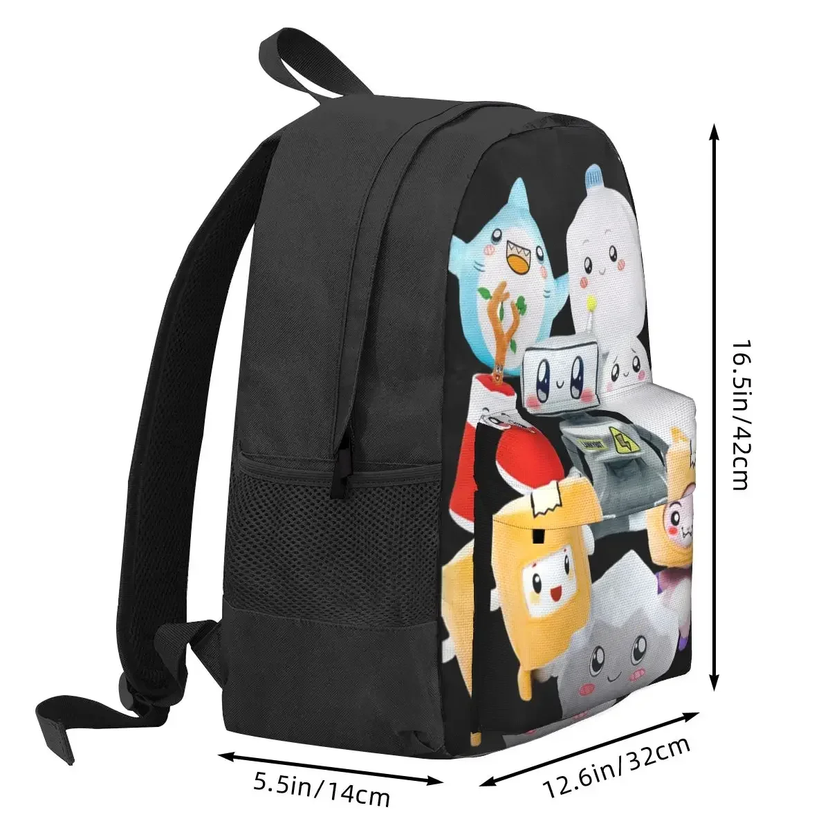 Rocky Lankybox Lanky Box Backpacks Boys Girls Bookbag Students School Bags Rucksack Laptop Rucksack Shoulder Bag Large Capacity