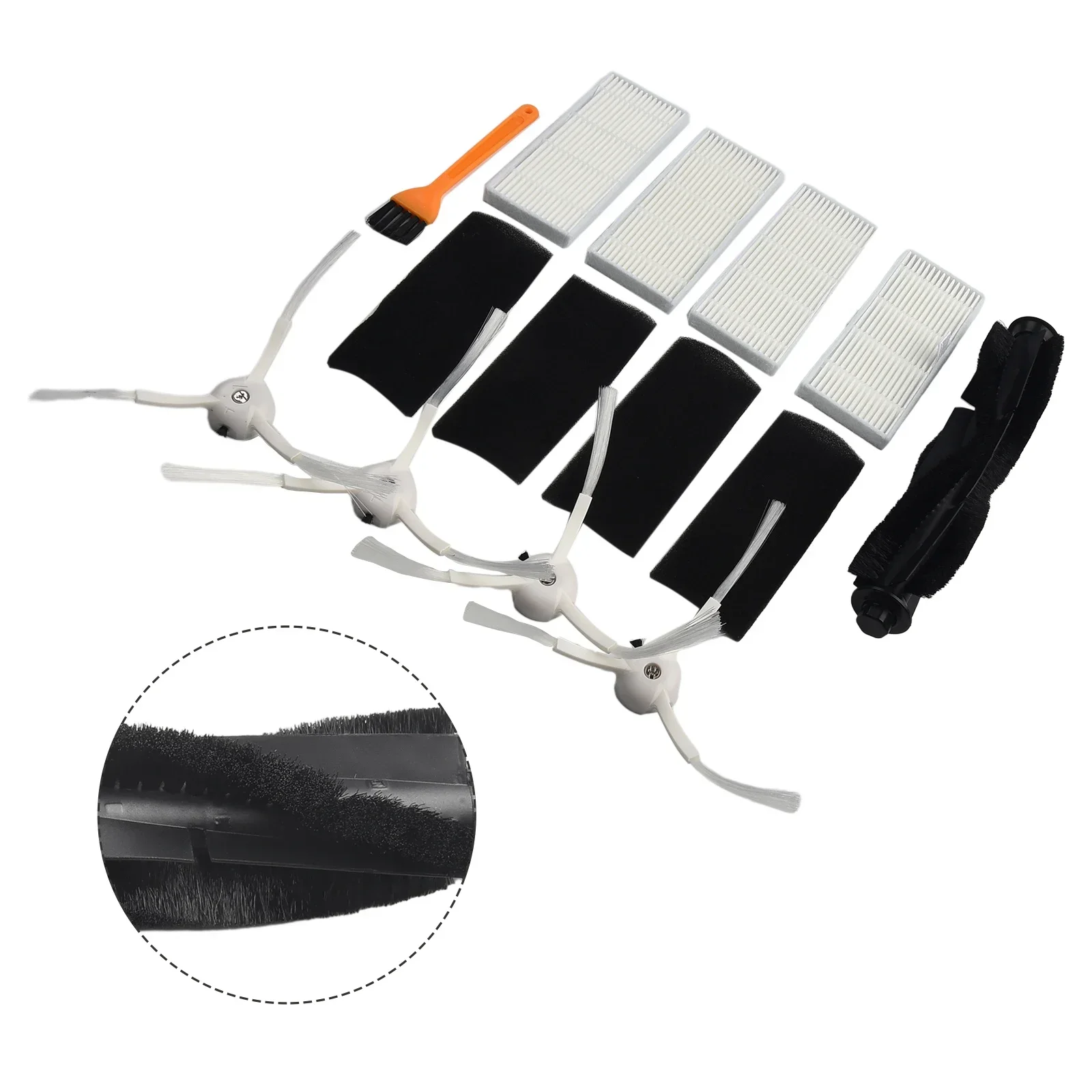 Main Brushes Filters Robot Vacuum Cleaner Fittings Replacement Set Spare Parts Sweeper Kit Tool For Ultenic T10
