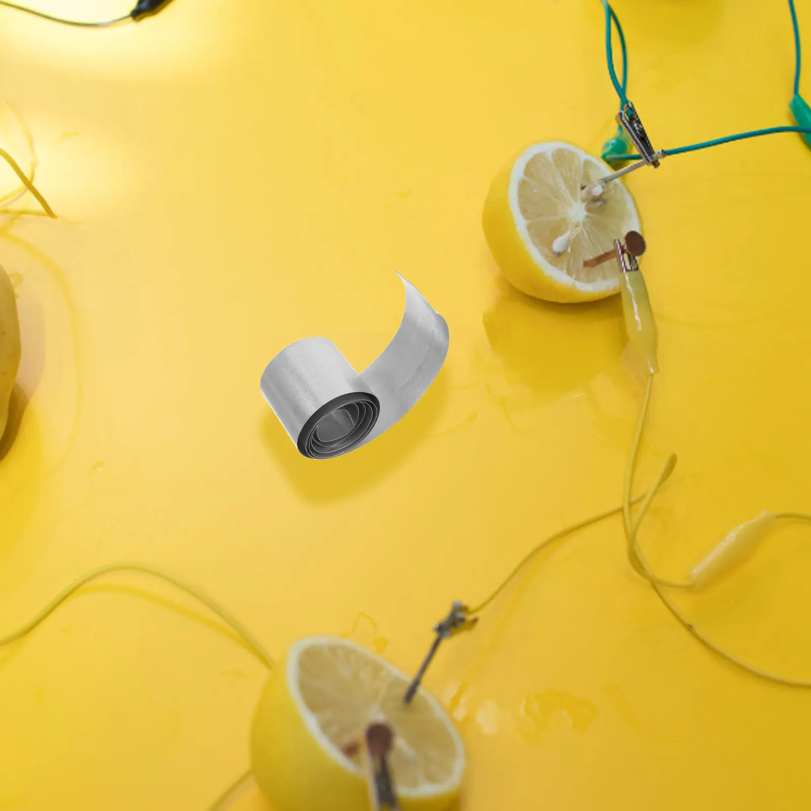 

DIY Iron Sheet Battery Experiment for Fruit Battery Science Project Creative Generation Experiment Supplies