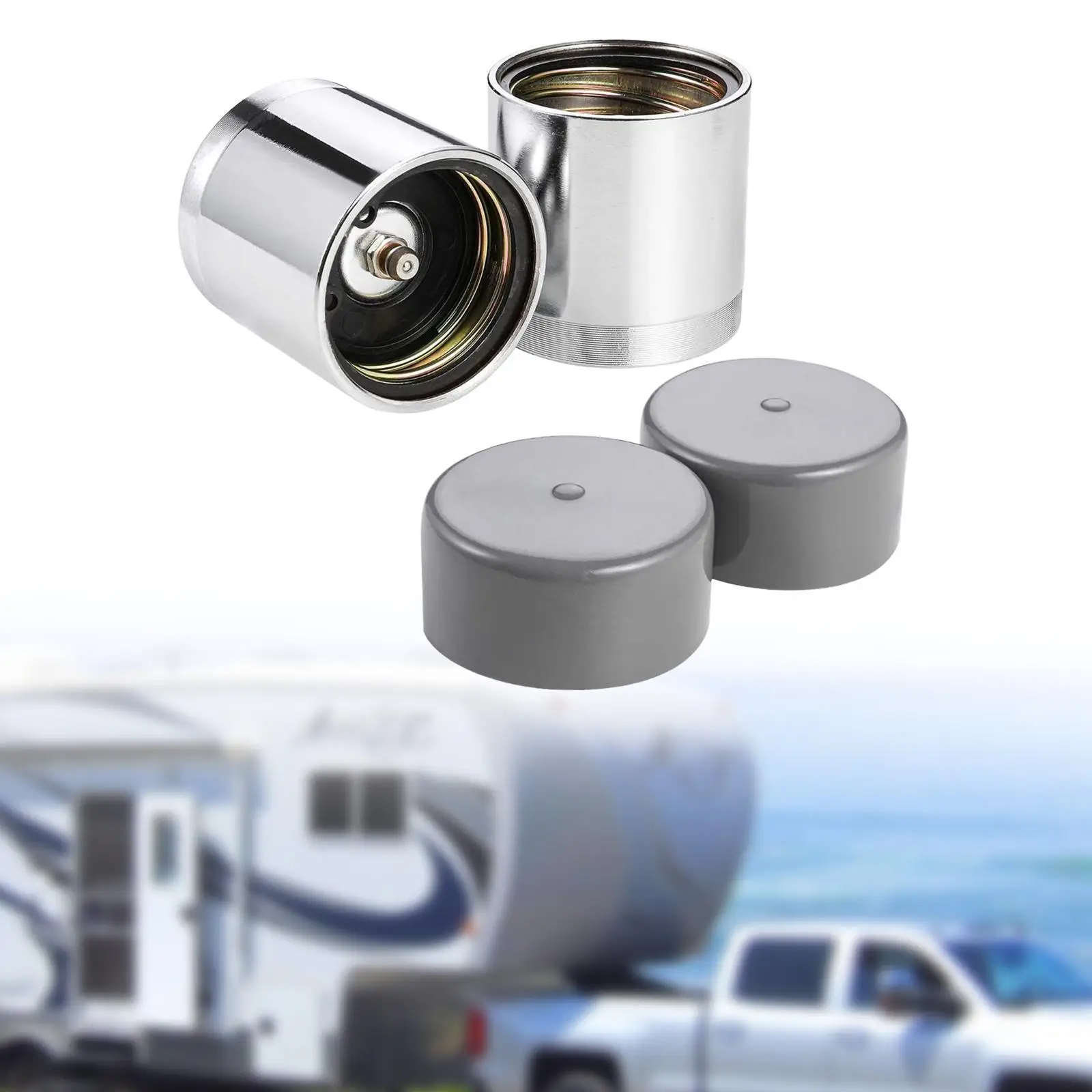 

High Performance Trailer Wheel Bearing Protector Sturdy Material Dust Water Resistant for Trailer Boat ATV
