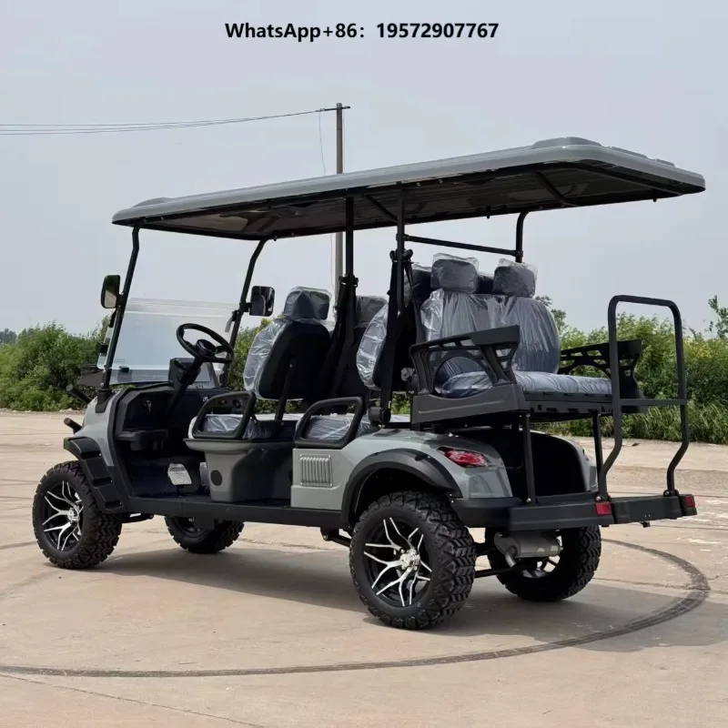 6 Seaters Utv 4x4 Golf Cart Dab Radio Club Car Buggy Golf Cats Gas Powered