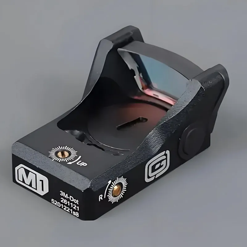 Compact M1 Red/Green Dot Scope 3MOA Auto-Off Optics, Aluminum Alloy For Hunting & Shooting - Black, Fit, Precision Design