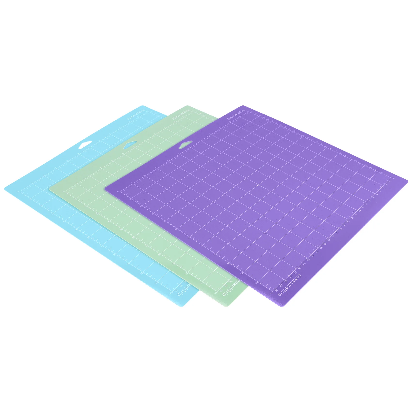 3Pcs Variety Cutting Mats for Cricut Explore Air 2/Air/One/Maker 12X12Inch Sticky Cutting Mats Replacement AccessoriesT98C