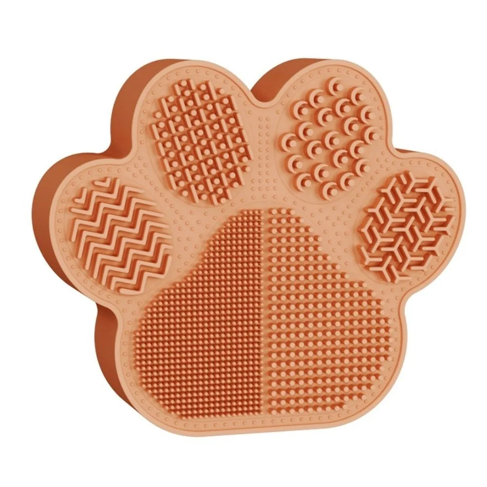 

Cat Paw 2-in-1 Silicone Brush Cleaner Reusable Multifunctional Makeup Brush Cleaning Pad Colorful Universal