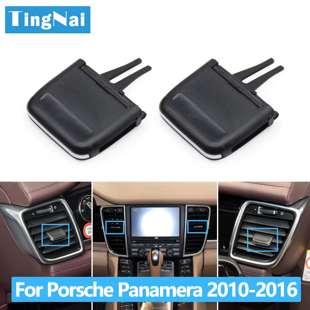 Car Front Rear Air Conditioning AC Air Vent Outlet Tab Clip Repair Kit For Porsche Panamera 2010-2016