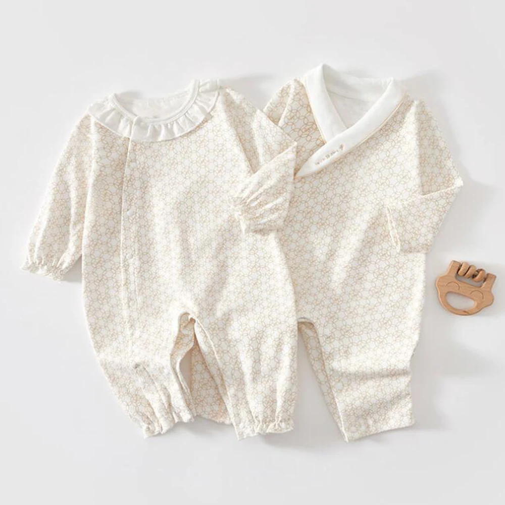 Thanksgiving Baby Girl Romper Cotton Long Sleeve Spring Fall Winter Baby Boy Clothes Infant Newborn Baby Jumpsuits