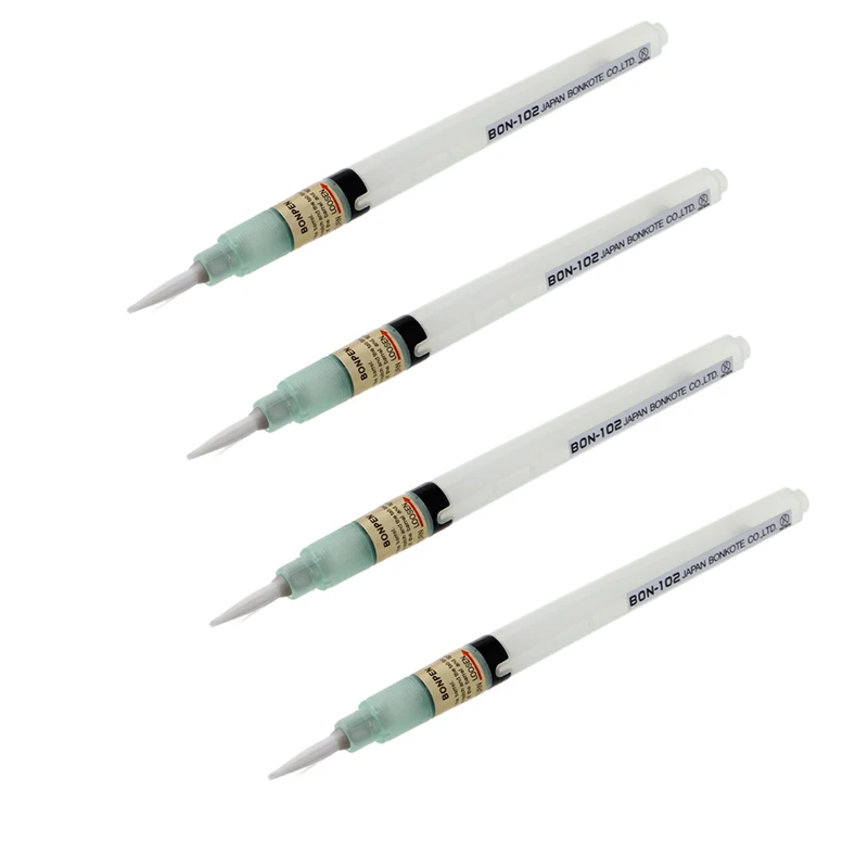 BON-102 Flux Paste Solder Paste Brush Tip Pen Recyclable Empty Pen can fill with any liquid