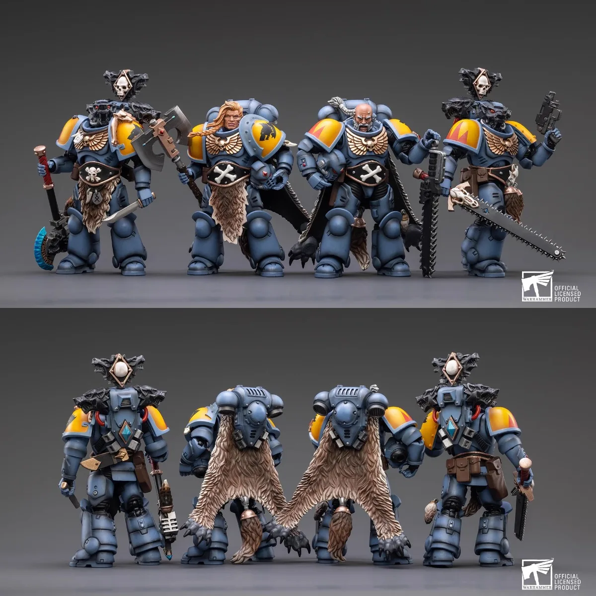 Spot JOYTOY Warhammer Space Marines Space Wolves Claw Pack 1:18 Figures Game Model Mecha Toys Warhammer Collection Ornament