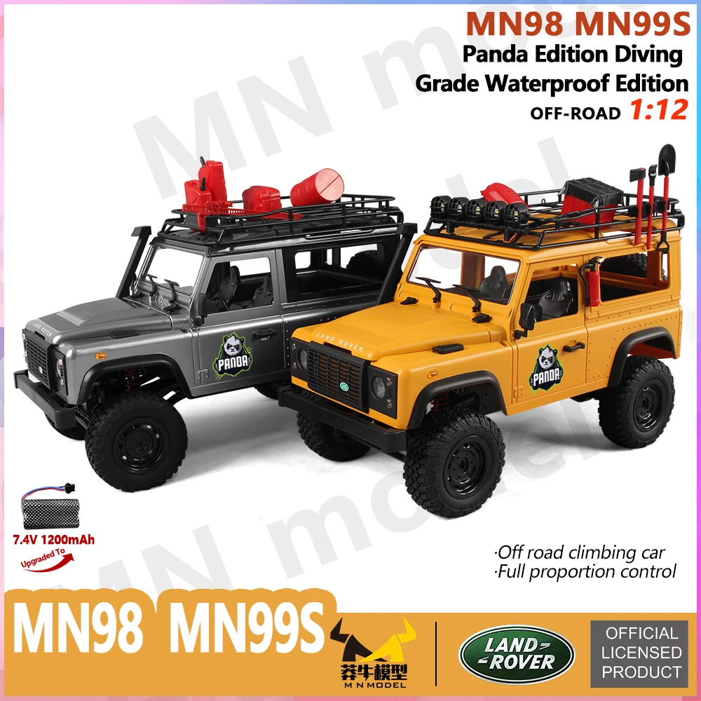MN99s MN98 1:12 MN نموذج RTR نسخة RC سيارة 2.4G 4WD العربة المتسلقة للصخور المدافع التحكم عن بعد سيارة 1/12 مركبة يتم التحكم بها عن بُعد سيارات اللعب