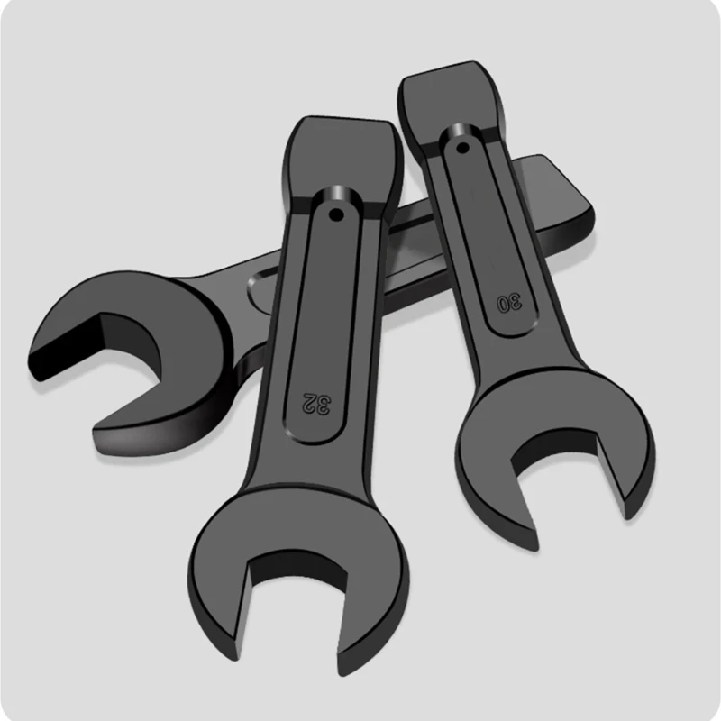 Open Ended Wrench Multifunctional Universal High Carbon Steel Wrench Manual Hardware Grip Tool 24/27/30/32/34/36/38mm KXRE