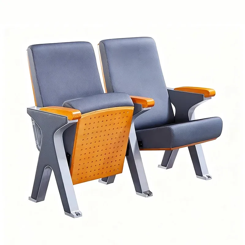 New Design Theater Furniture Auditorium Chair Stylish Durable Fabric for Conference Halls