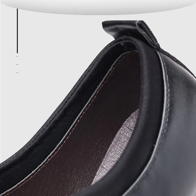 Men Dress Shoes Slip on Formal Suit Wedding Shoes for Male Wedding Office Work Shoes Slip on Loafers Elegant Man Dress Shoes