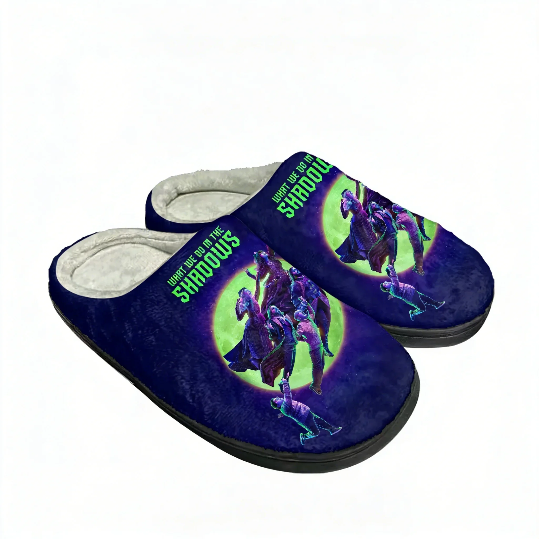 What We Do in The Shadows Cotton Shoe Family Slipper Men Women Teenagers High Quality Indoor Casual Warm Shoe Custom Slipper