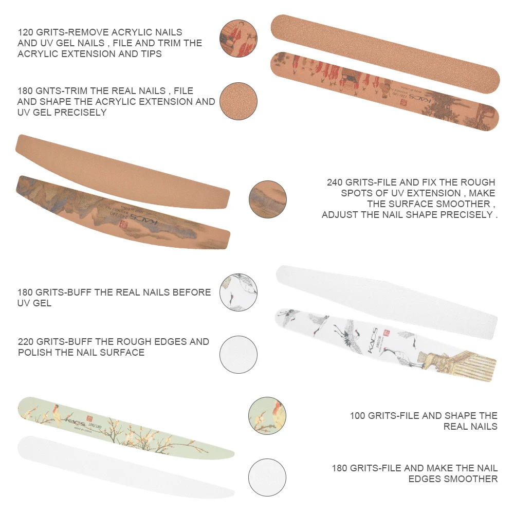 10 Teile/los Doppelseitige Nagel Datei Puffer Professionelle Nagel Schleifen Schleifen Schleifpapier Pediküre Maniküre Polieren Zubehör Werkzeug