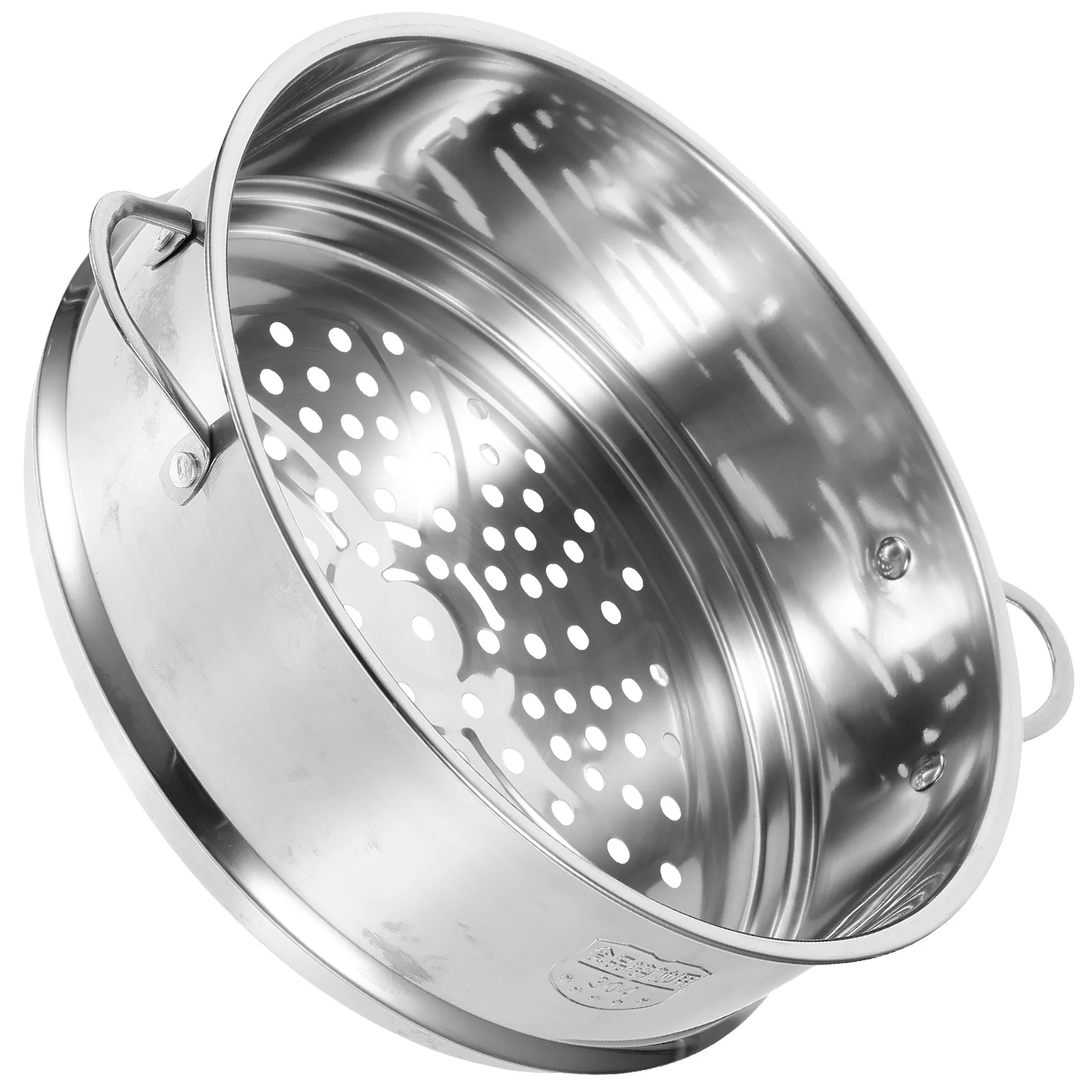 

Stainless Steel Steamer 22cm Premium Steaming Tray with Handle Multi-functional Kitchen Cookware Lightweight