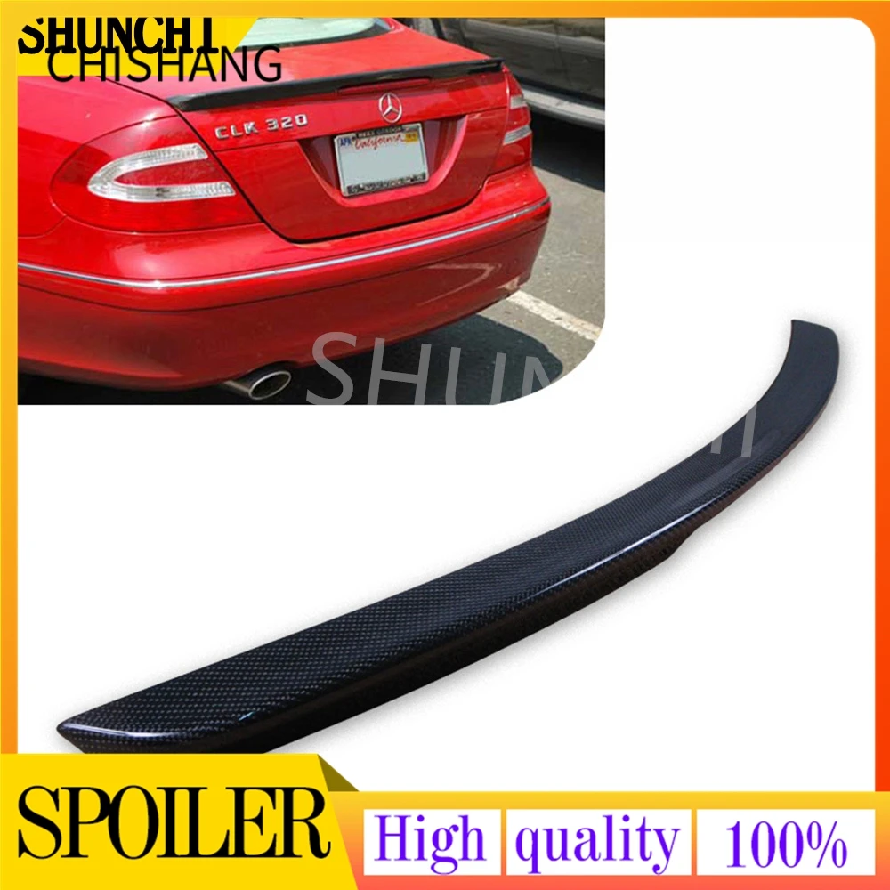 Car Trunk Spoiler Carbon Fiber/FRP Auto Rear Trunk Wing Accessories Spoiler For Benz W209 CLK200 280 350 55 63