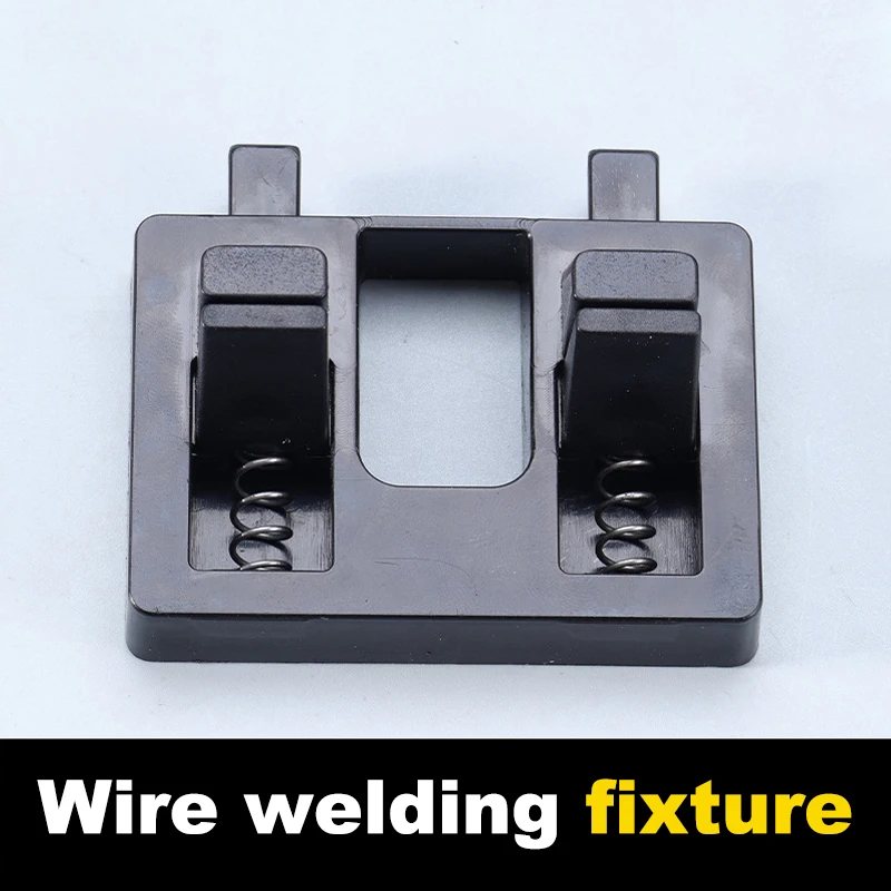 1pc Hot Sale Anti-Slip Electric Wire Welding Fixture Holding Power Stabilizing Wire Holder Dual Clamp Soldering Tool Accessories