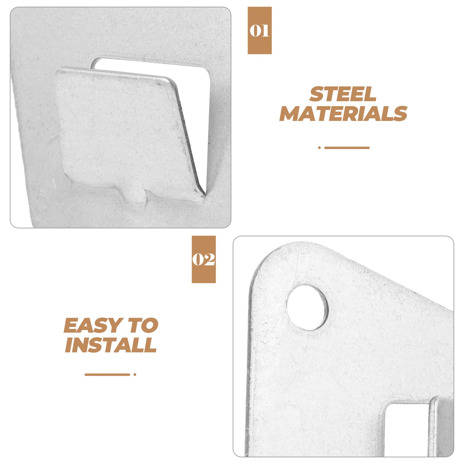 

1Set Wall Fan Bracket Steel Flat Bracket Heavy Duty Mounting Support Stable Holder for Wall Fans Fan Installation Accessory