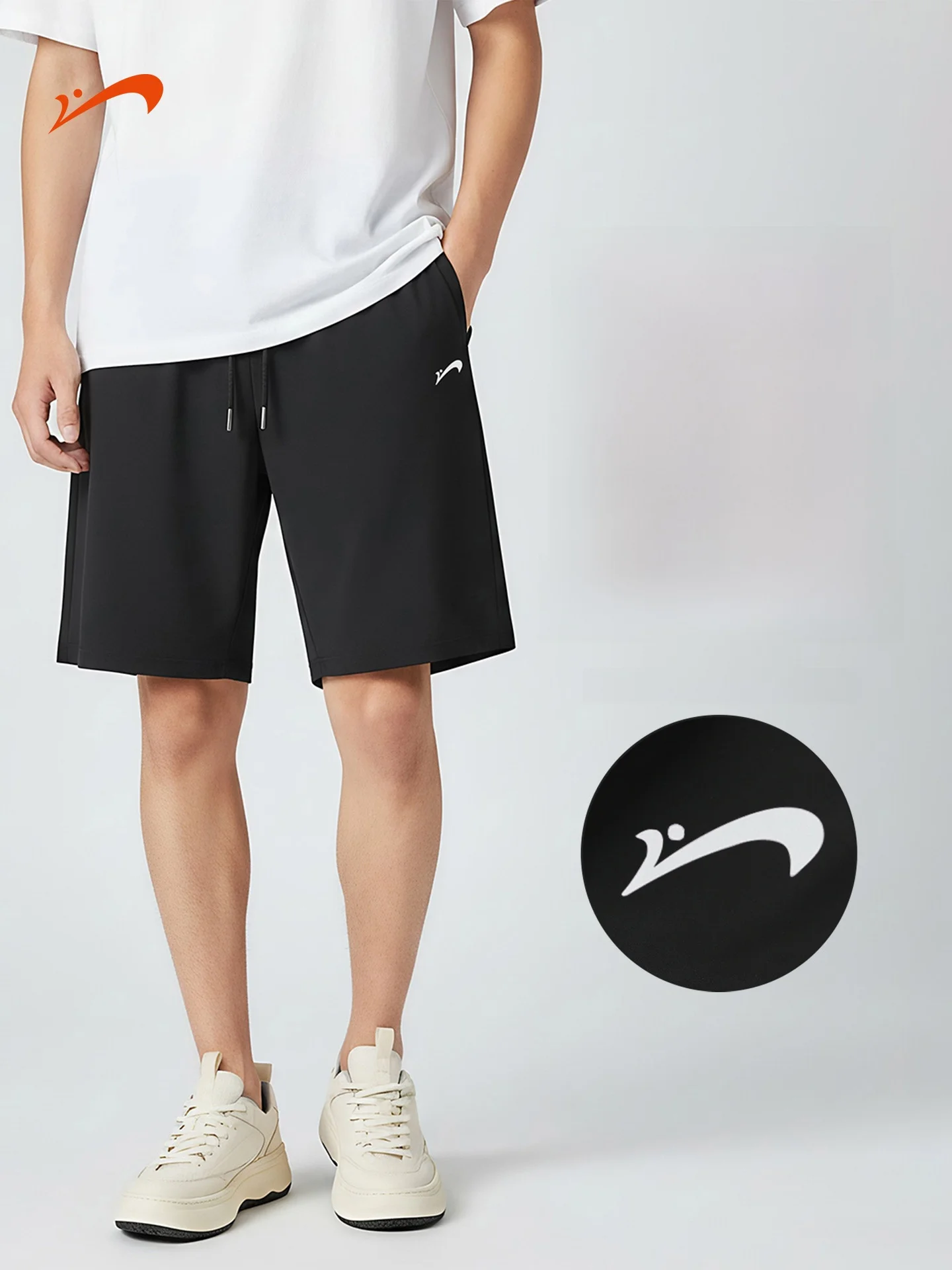 

Мужские брюки из ледяного шелка Qui Dry: повседневные, прямого кроя, длиной до колена, комфортные, летние, модные