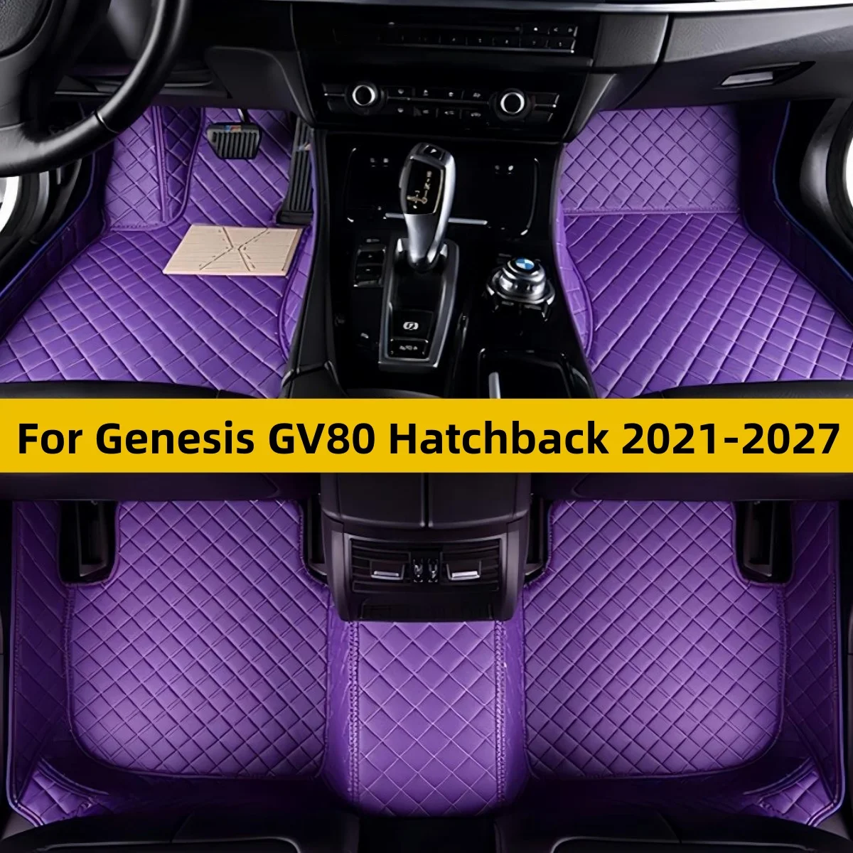 5 Seat Car Floor Mats For Genesis GV80 Hatchback 2021-2027 2022 2023 2024 2025 2026Carpets Rugs Car Floor Liners Interior Acces
