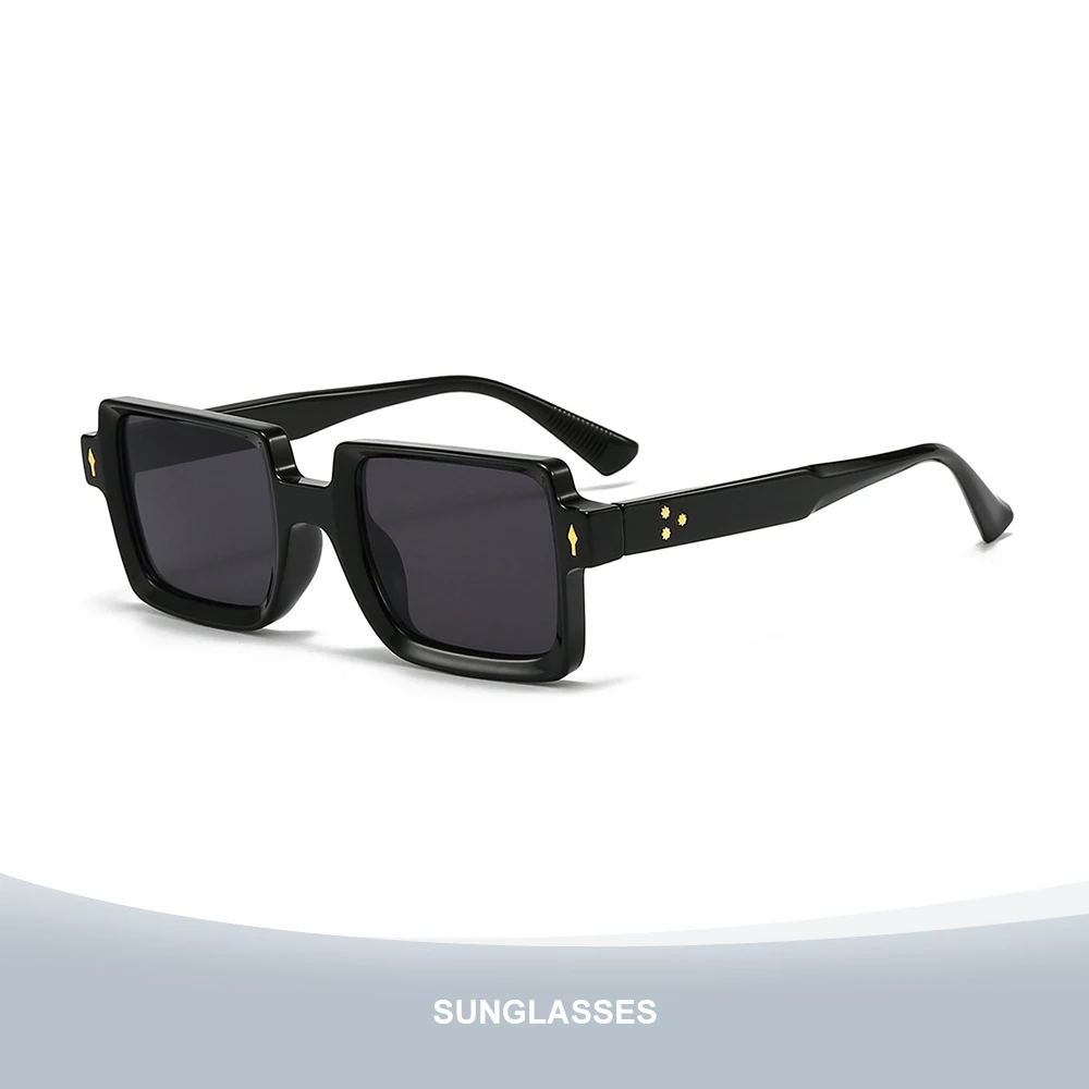 

2025 New Fashion Small Square Sunglasses For Women Men Modern Design Retro Double Color Frame Sun Glasses Shades UV400 Eyeglasse