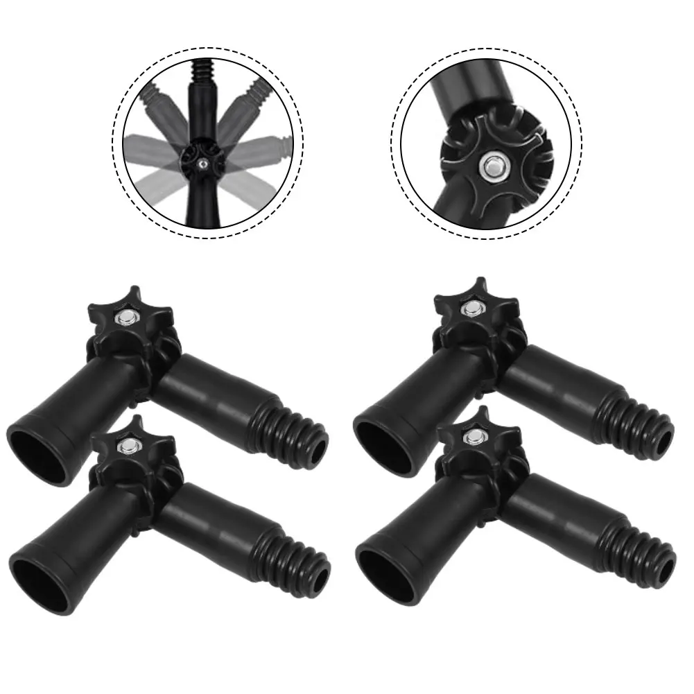 Rotating Angle Connector For Extension Poles Designed For Window Washing Gutter Maintenance And High Dusting Tasks