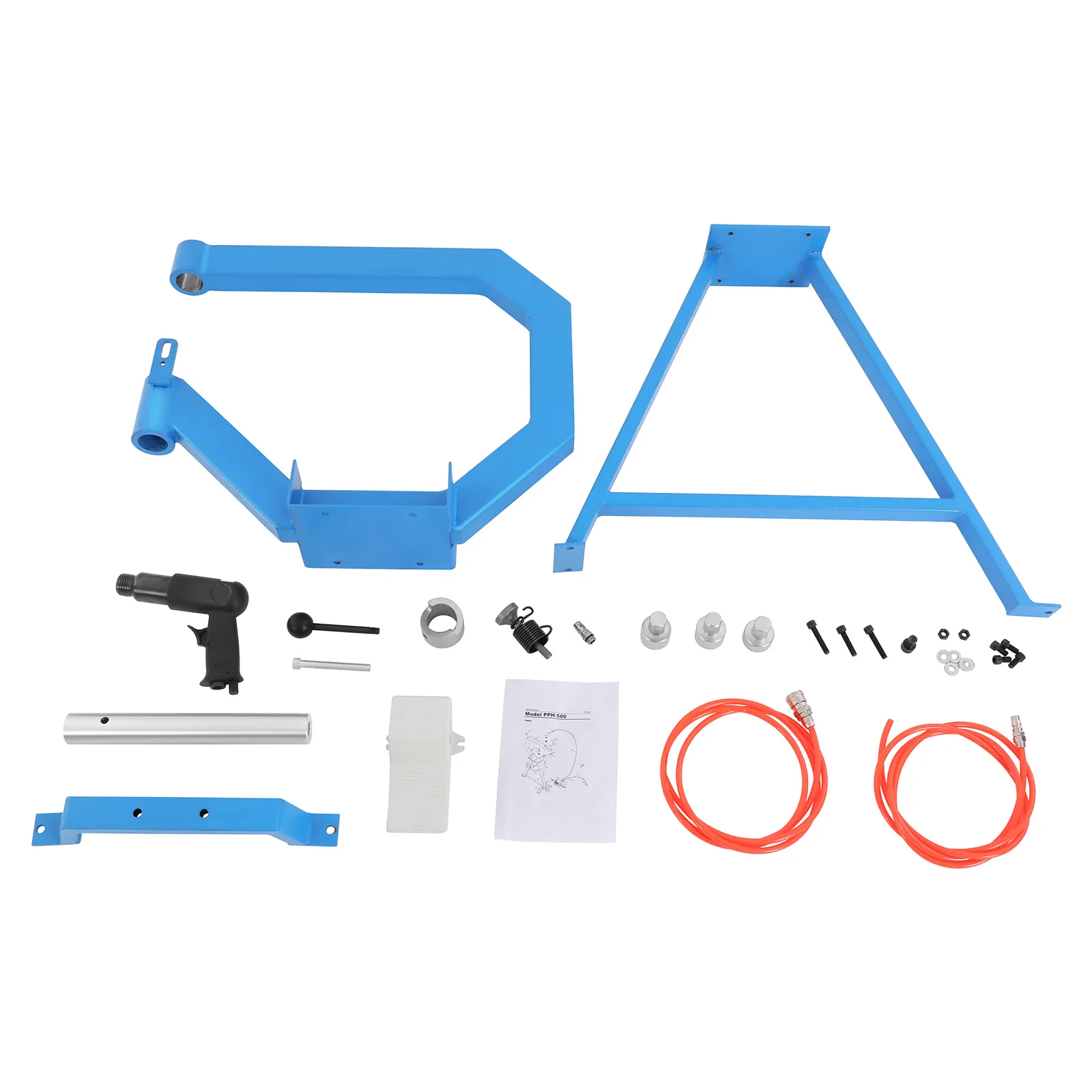 Pneumatische schavenhamer, robuuste ijzeren dunne plaatvormmachine, pneumatische schavenhamer met pedaal en standaard