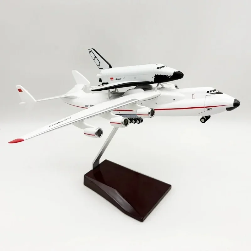 30cm Aircraft Model Antonov AN-225 Buran Space Shuttle Transport Soviet Union Painting Plane Display Collection or Aviation Gift